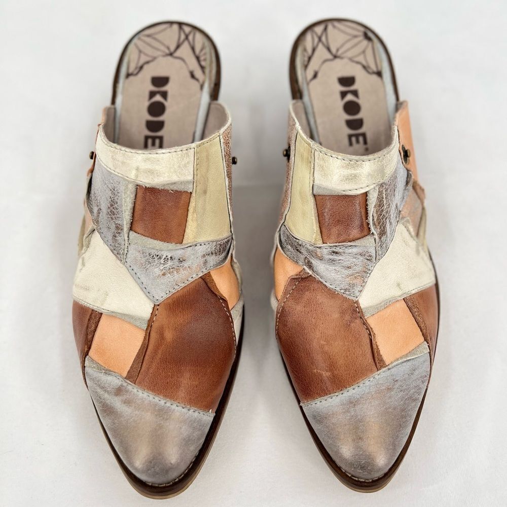 Dkode Jenelle Patchwork Multi Distressed Metallic… - image 2